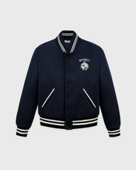 BH Crest Wool Varsity Jacket - Navy/White Sporty & Rich Online