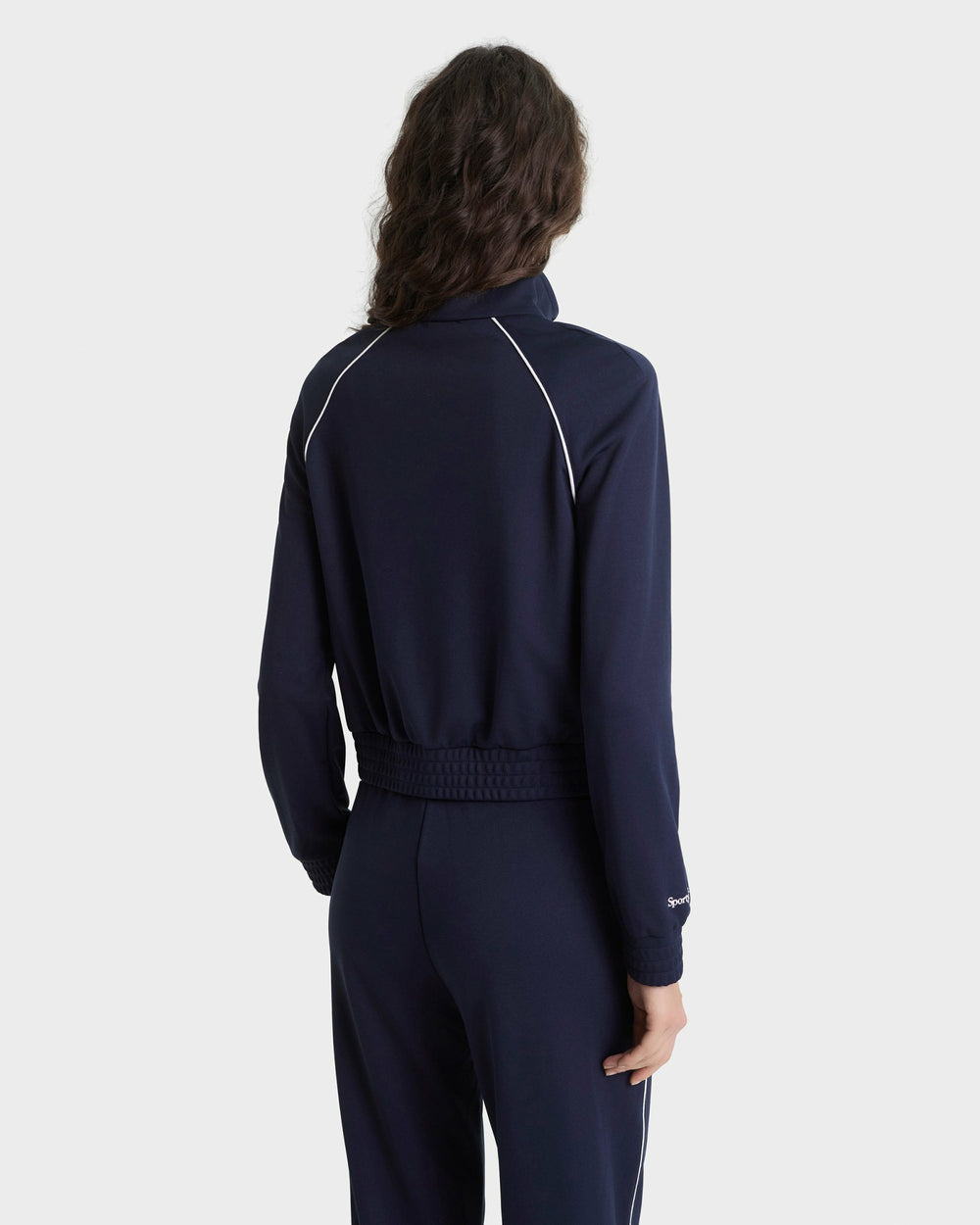 Heritage Yankees Serif Retro Track Jacket - Navy/White Sporty & Rich Discount
