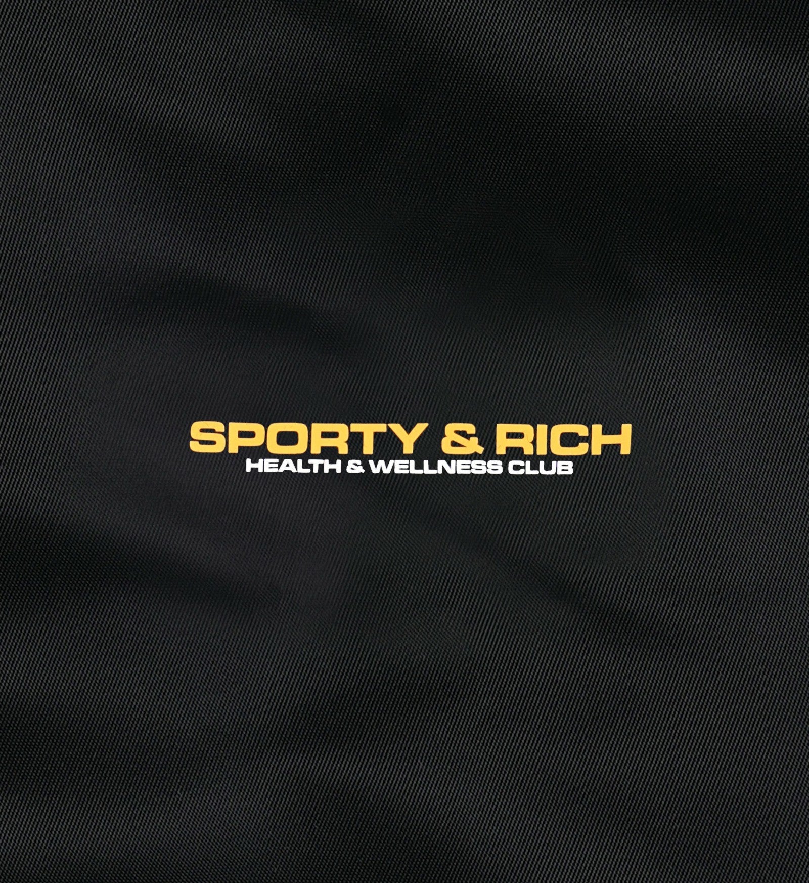 Bold Health Nylon Windbreaker - Black/Gold Sporty & Rich Online