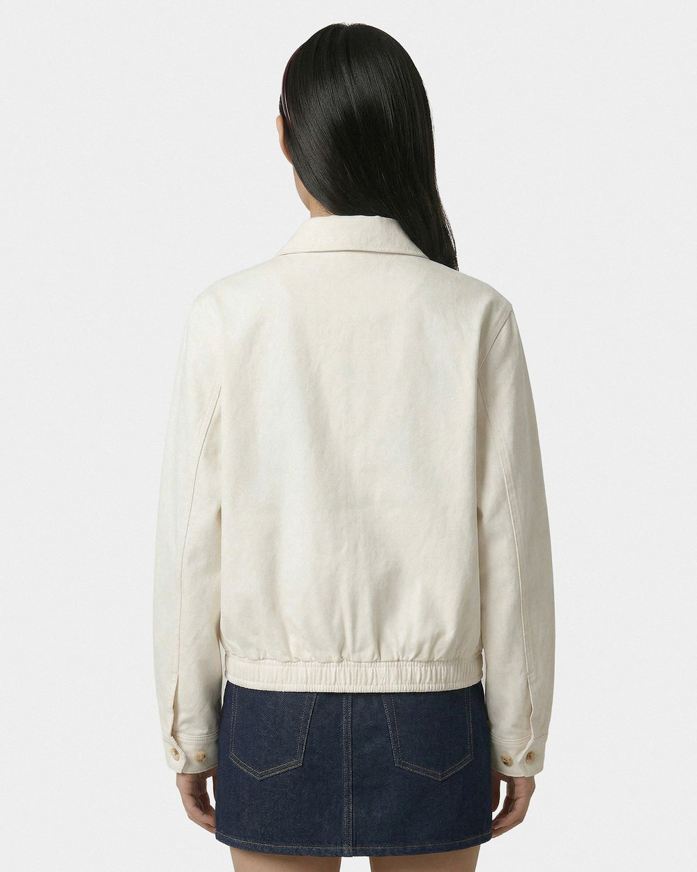 NY Crest Prep Jacket - Ecru/Navy Sporty & Rich Discount