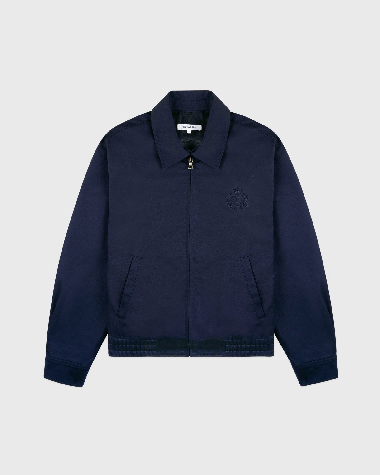 NY Crest Prep Jacket - Navy Sporty & Rich For Sale