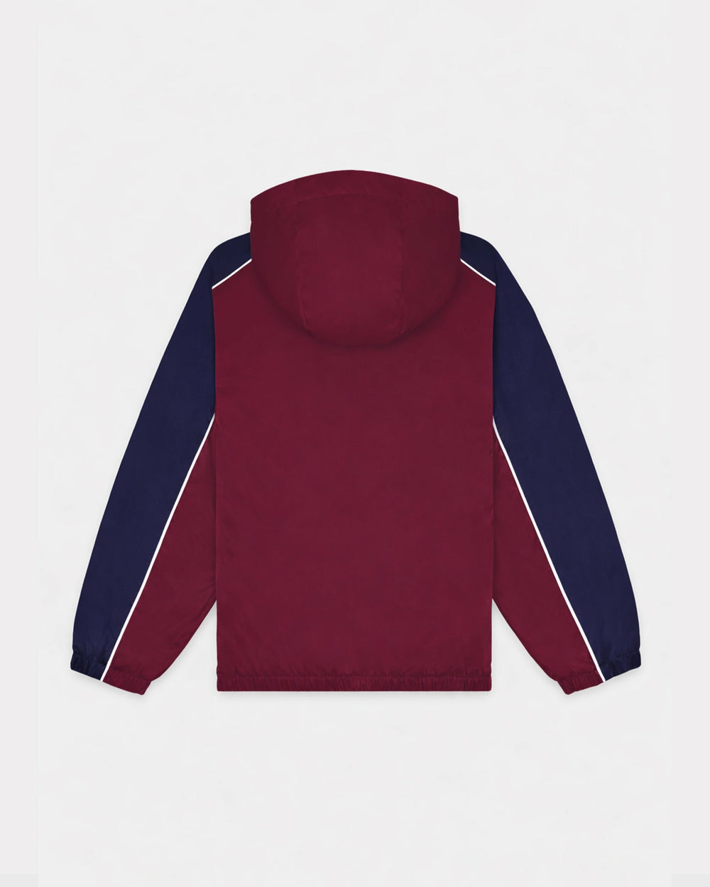 Signature Logo Gym Jacket - Bordeaux/White/Navy Sporty & Rich US