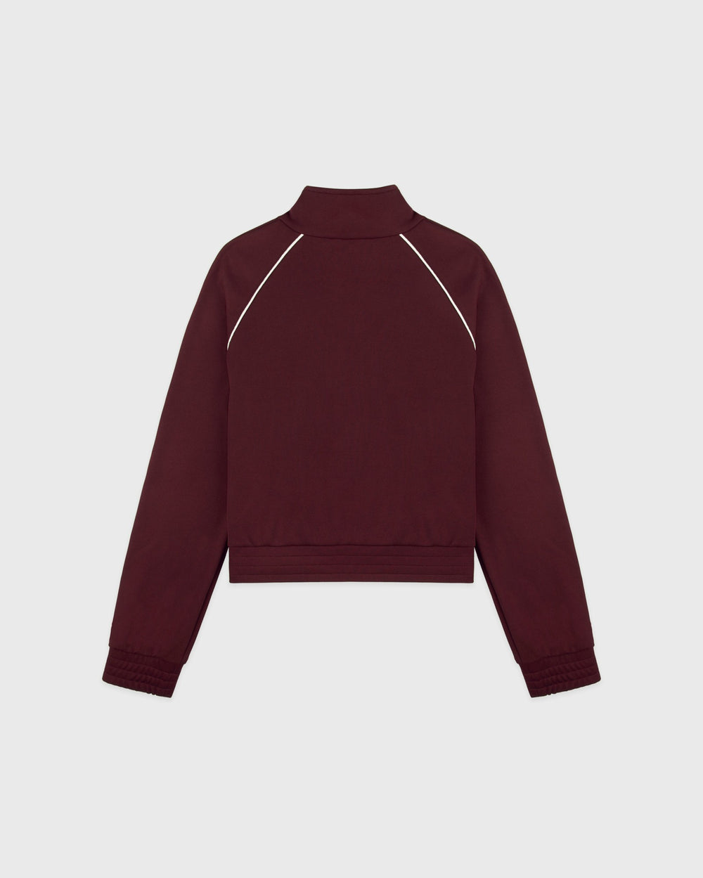 Signature Logo Retro Track Jacket - Bordeaux/White Sporty & Rich Sale