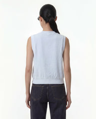 Signature Logo Terry Vest - Ciel Sporty & Rich Outlet
