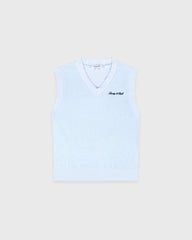 Signature Logo Terry Vest - Ciel Sporty & Rich Outlet