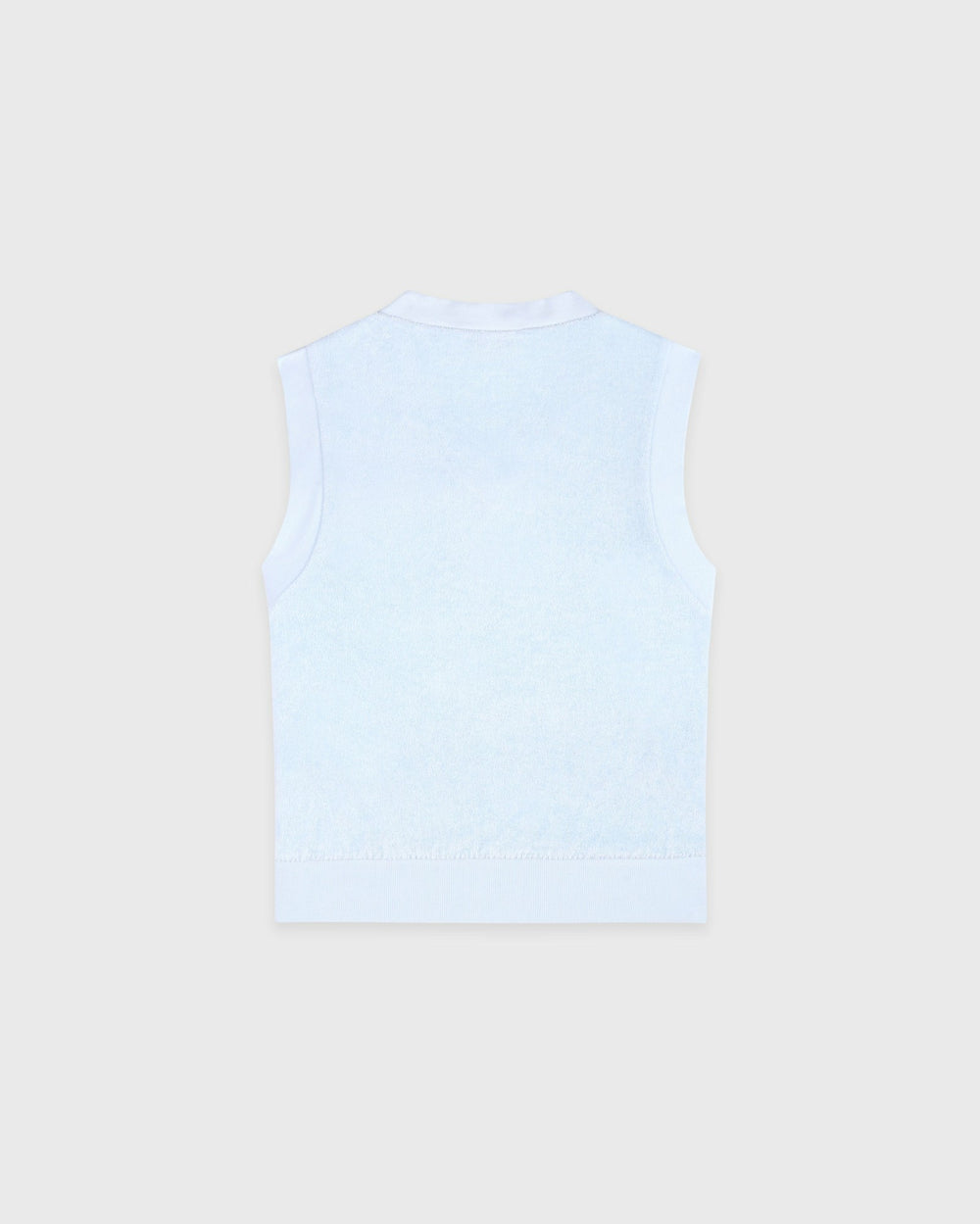 Signature Logo Terry Vest - Ciel Sporty & Rich Outlet