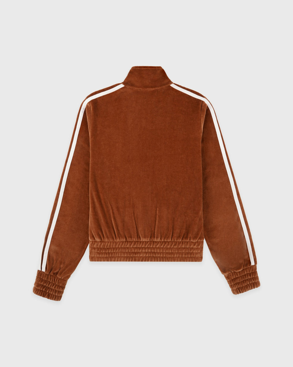 NY Crest Elio Velour Track Jacket - Tobacco Sporty & Rich Sale