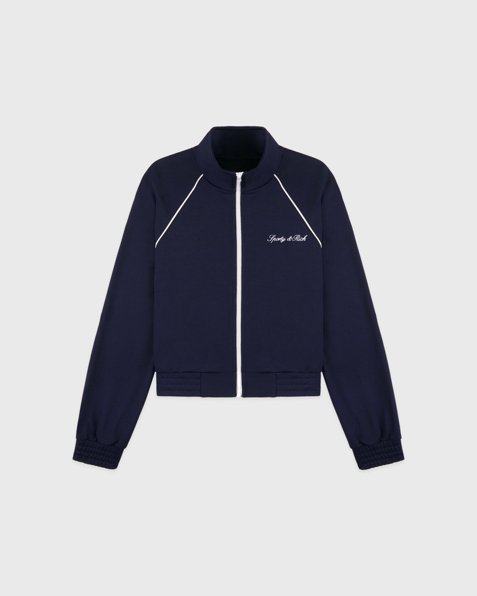 Signature Logo Retro Track Jacket - Dark Navy Sporty & Rich Online