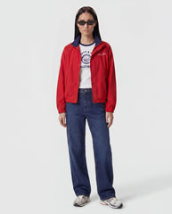 Signature NY Contrast Jacket - Ruby Sporty & Rich Discount