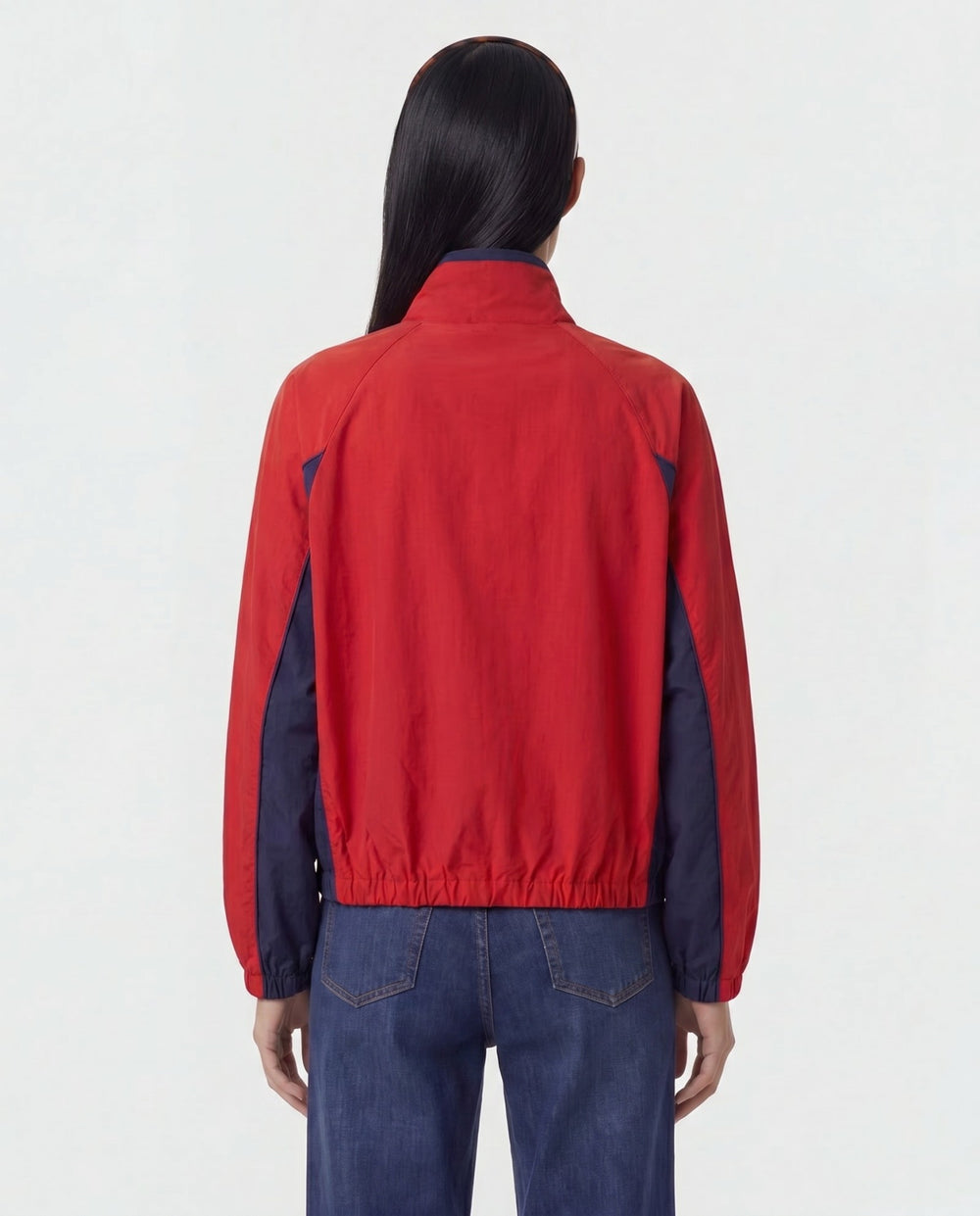 Signature NY Contrast Jacket - Ruby Sporty & Rich Discount