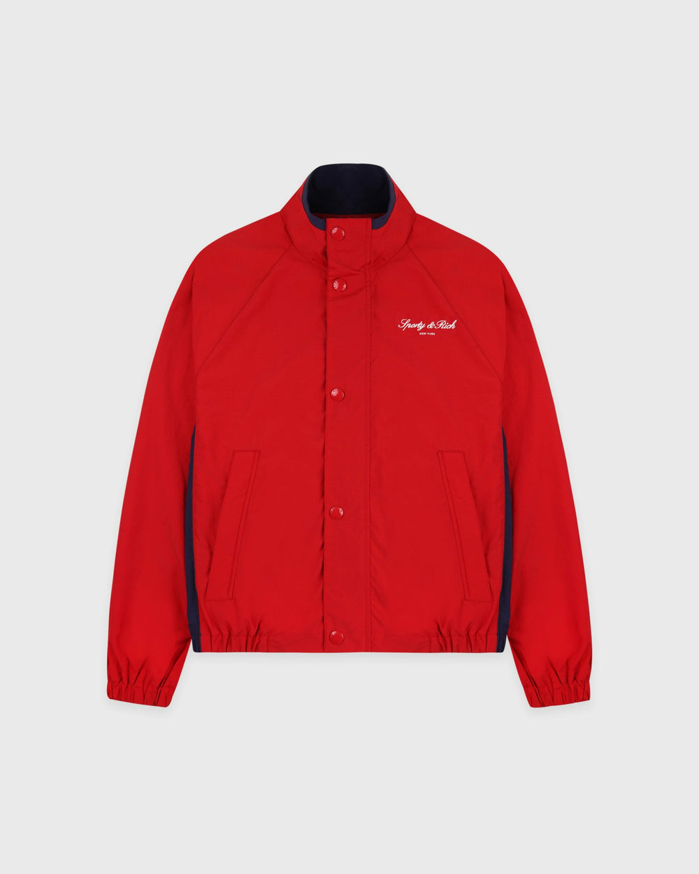 Signature NY Contrast Jacket - Ruby Sporty & Rich Discount