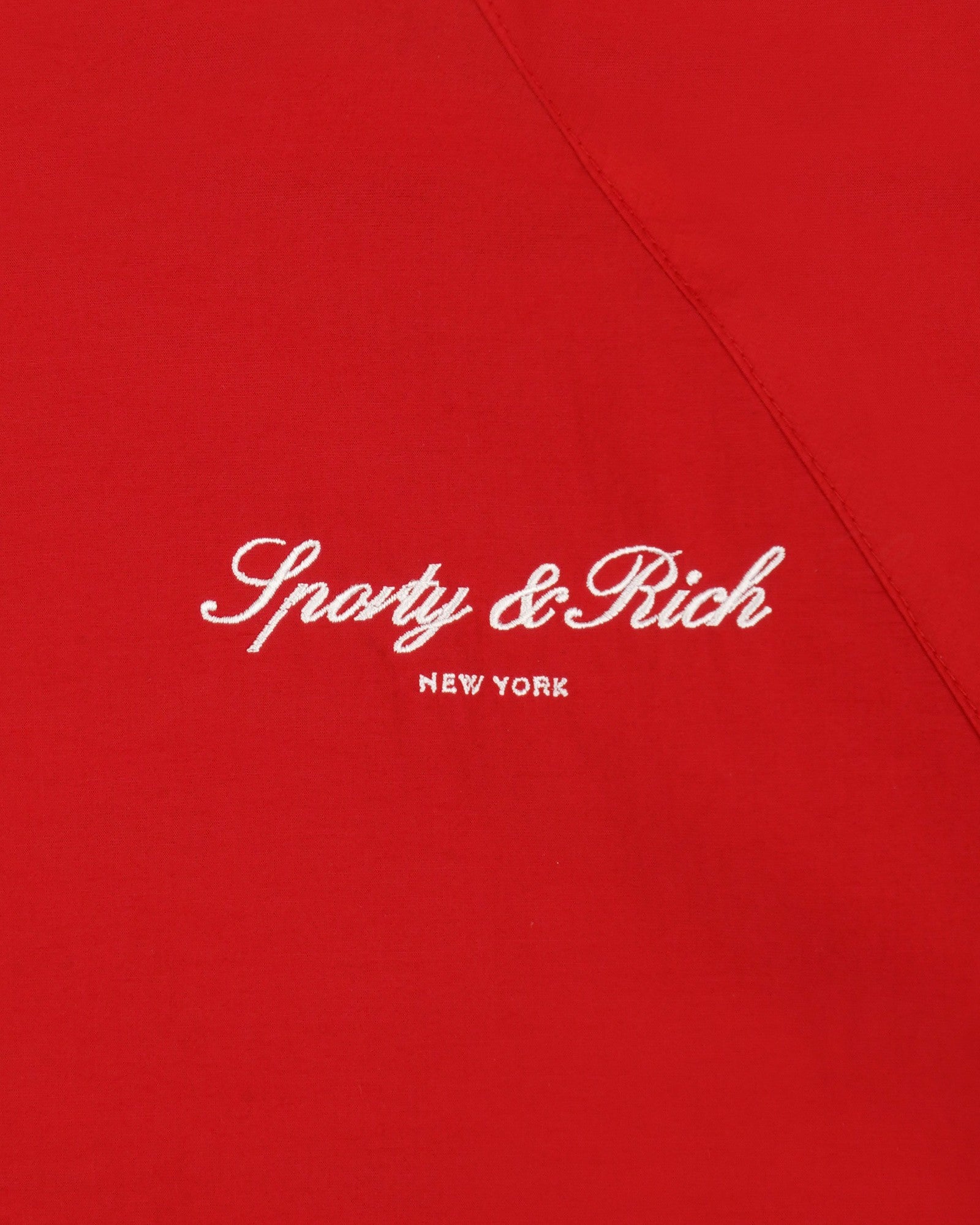 Signature NY Contrast Jacket - Ruby Sporty & Rich Discount