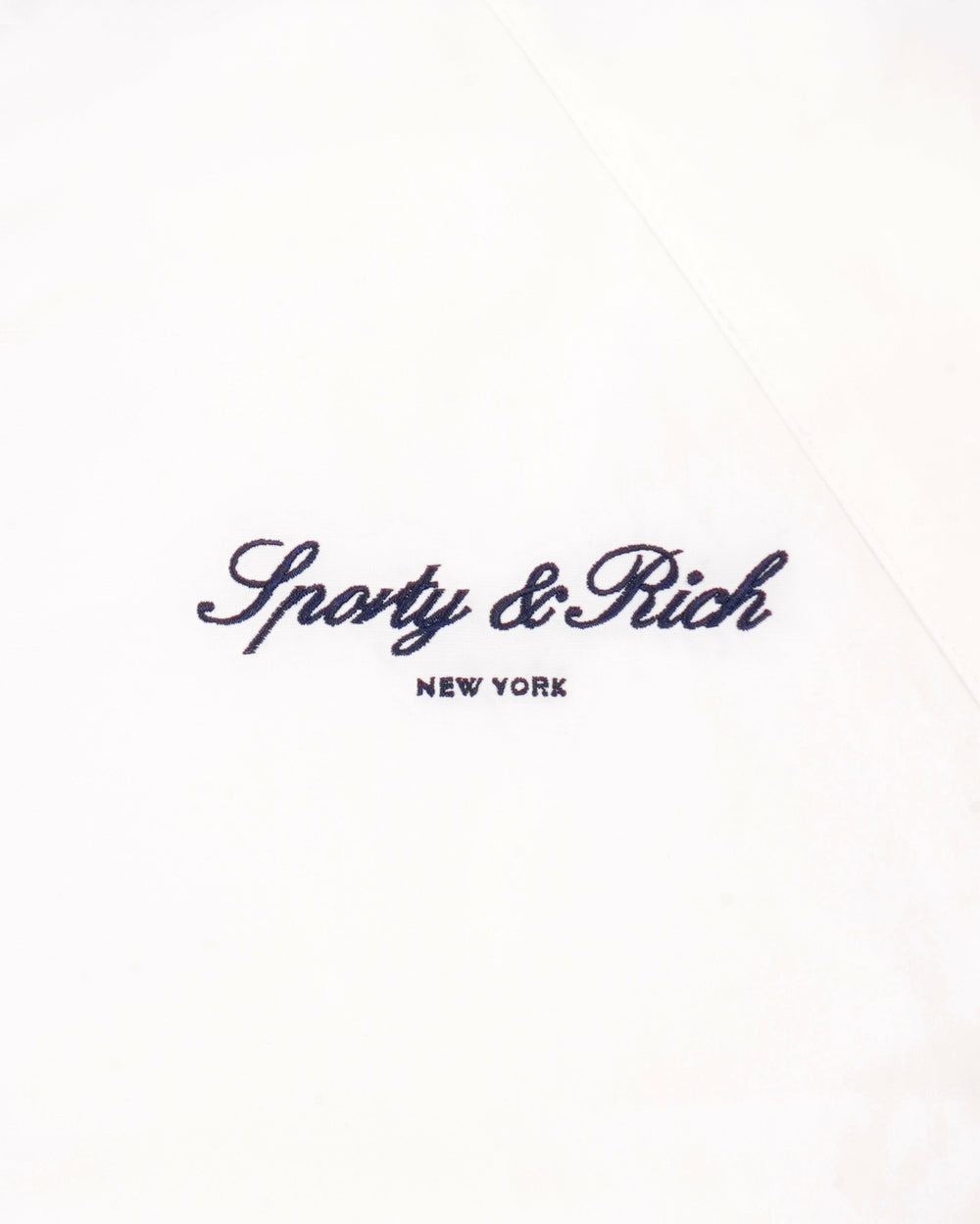 Signature NY Contrast Jacket - White Sporty & Rich For Sale