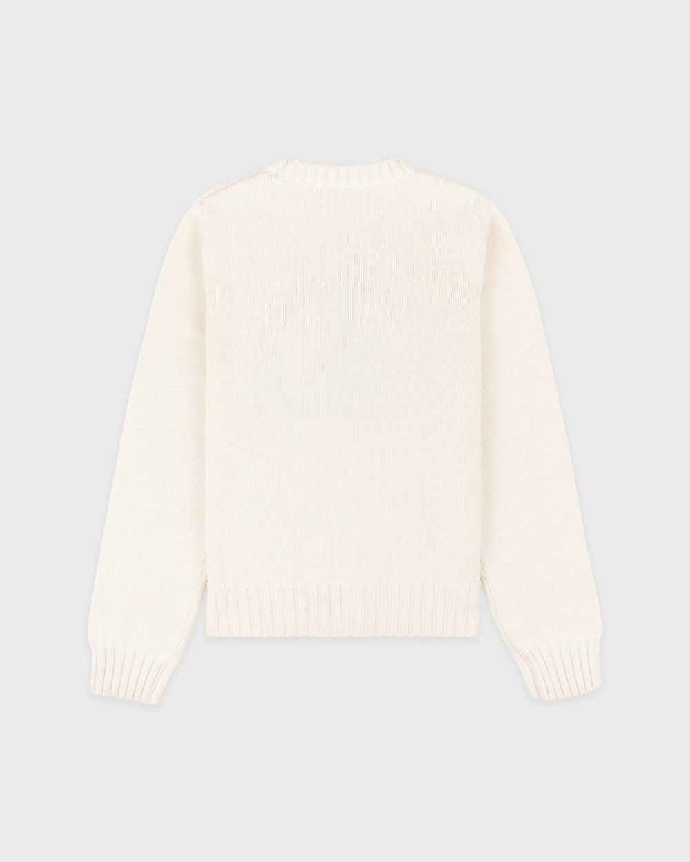 NY Crest Knitted Sweater - Ecru/Navy Sporty & Rich Sale