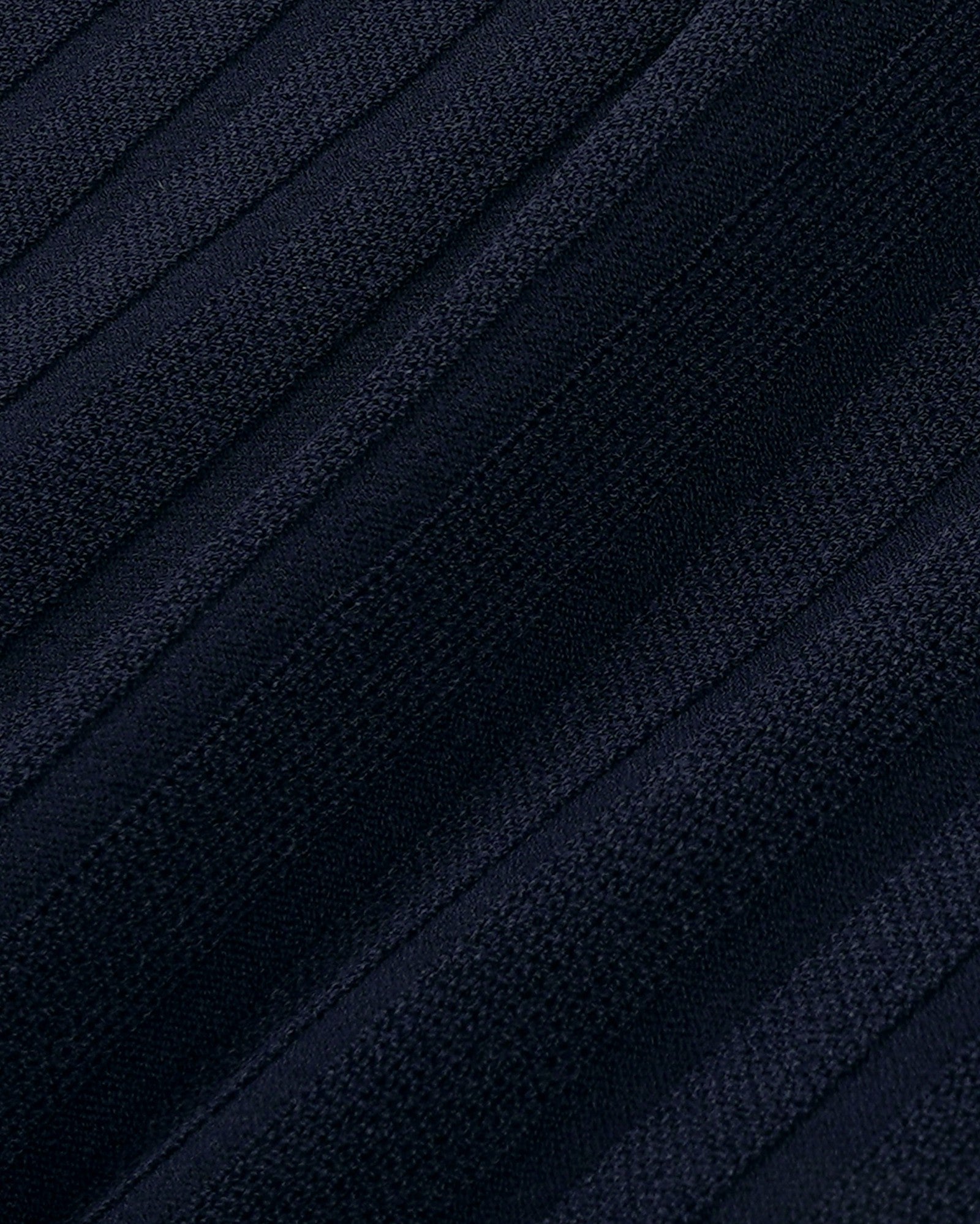 SRC Ribbed Cardigan - Dark Navy/White Sporty & Rich Discount