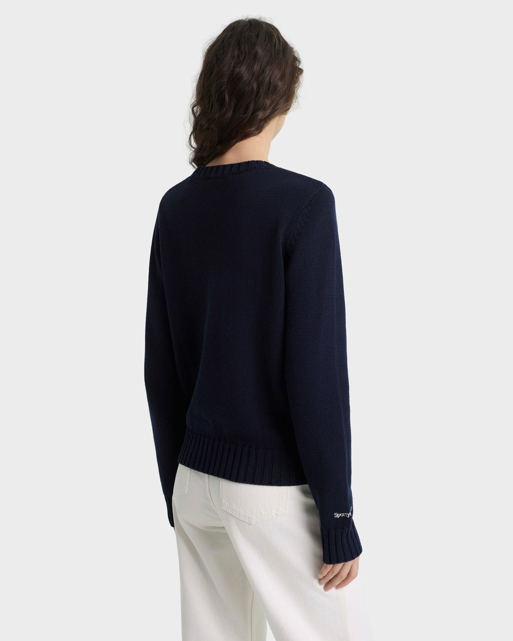 Heritage Yankees Serif Knitted Sweater - Navy/Ecru Sporty & Rich Outlet