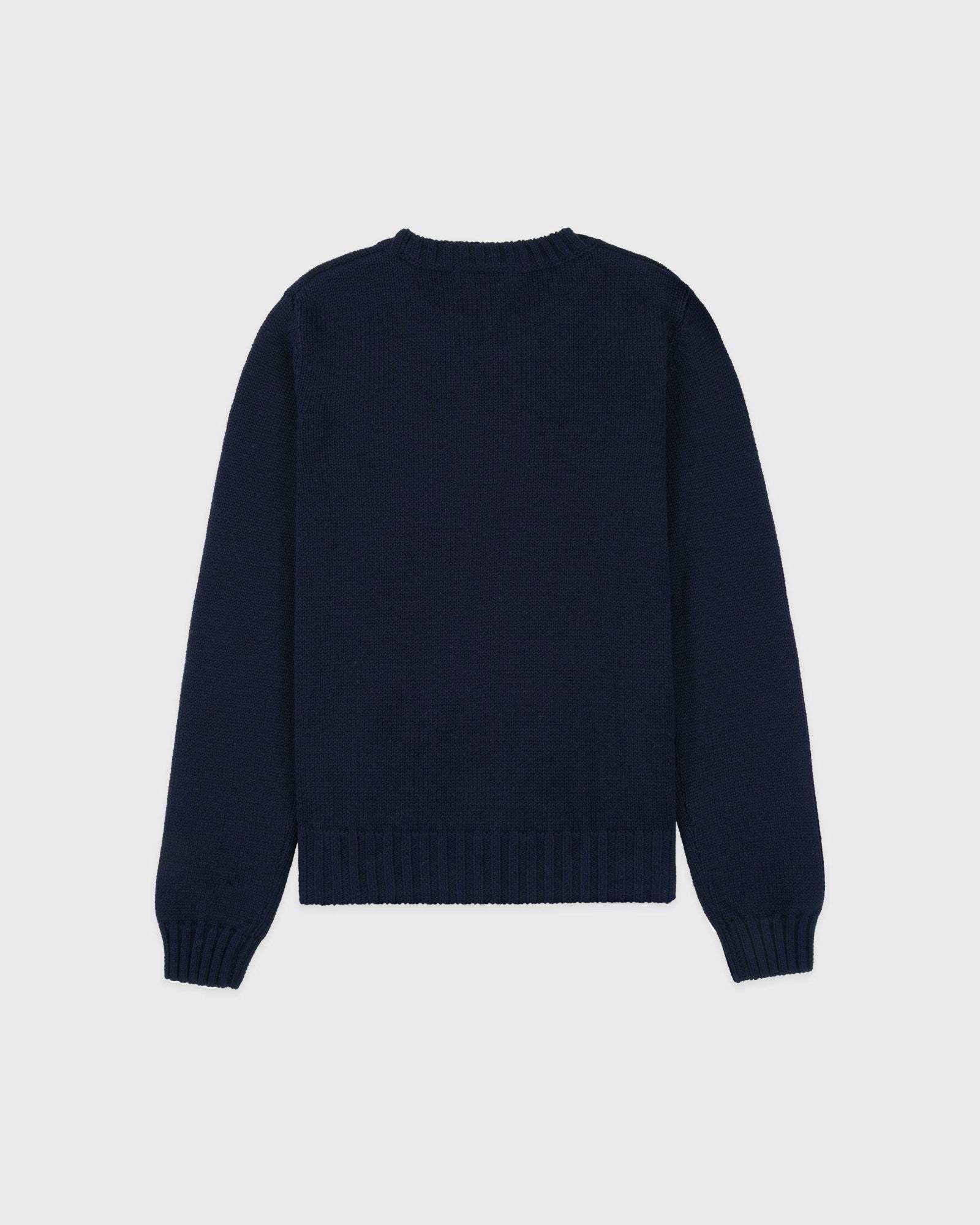 S&R Nautical Knitted Sweater - Navy Sporty & Rich US