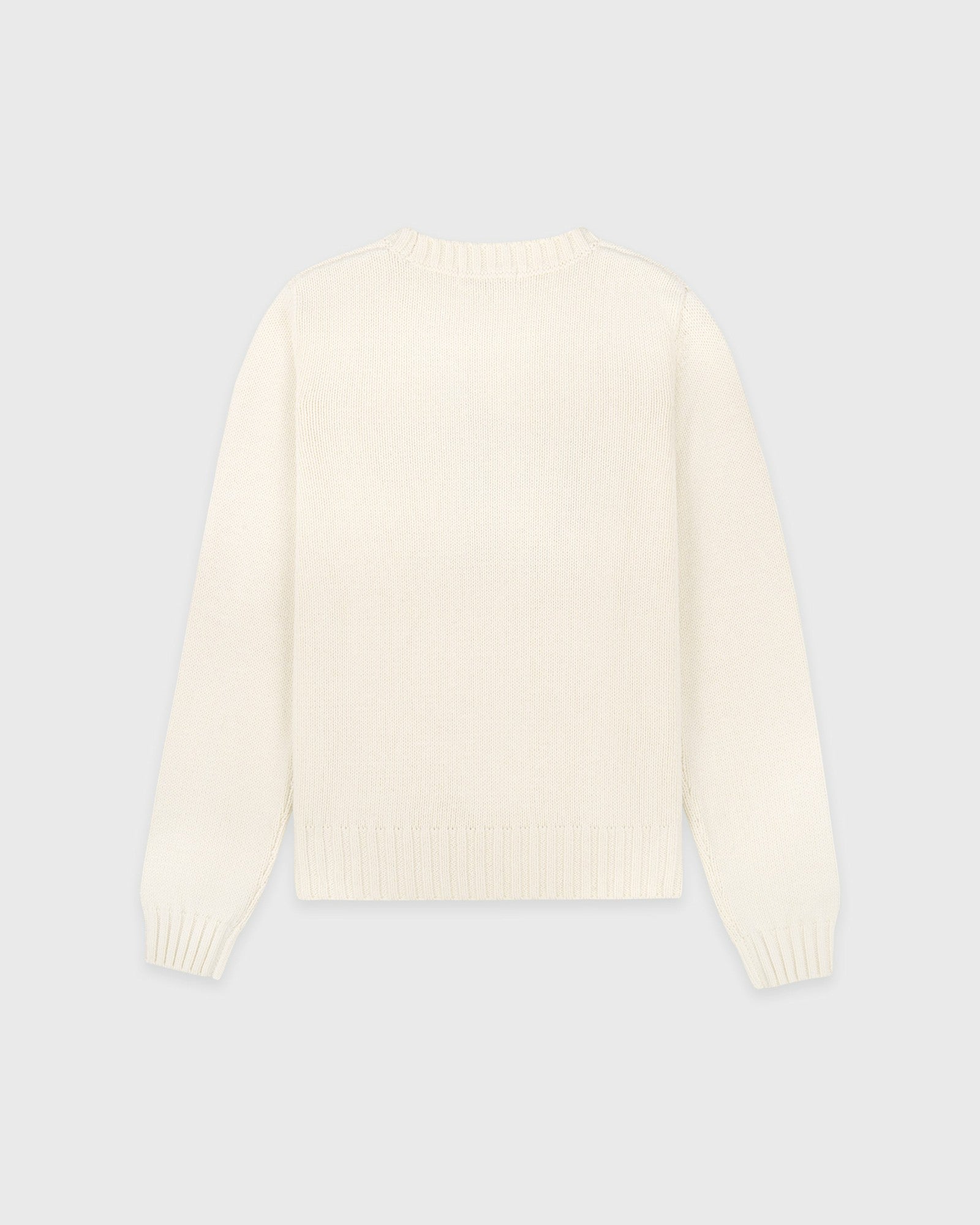 S&R Nautical Knitted Sweater - Ecru Sporty & Rich Sale