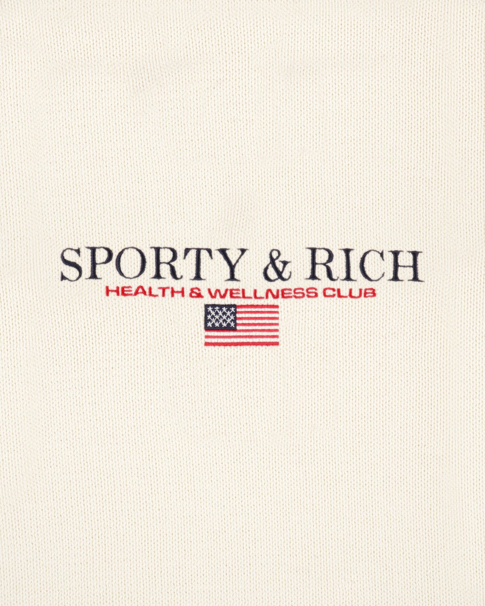 S&R Nautical Knitted Sweater - Ecru Sporty & Rich Sale