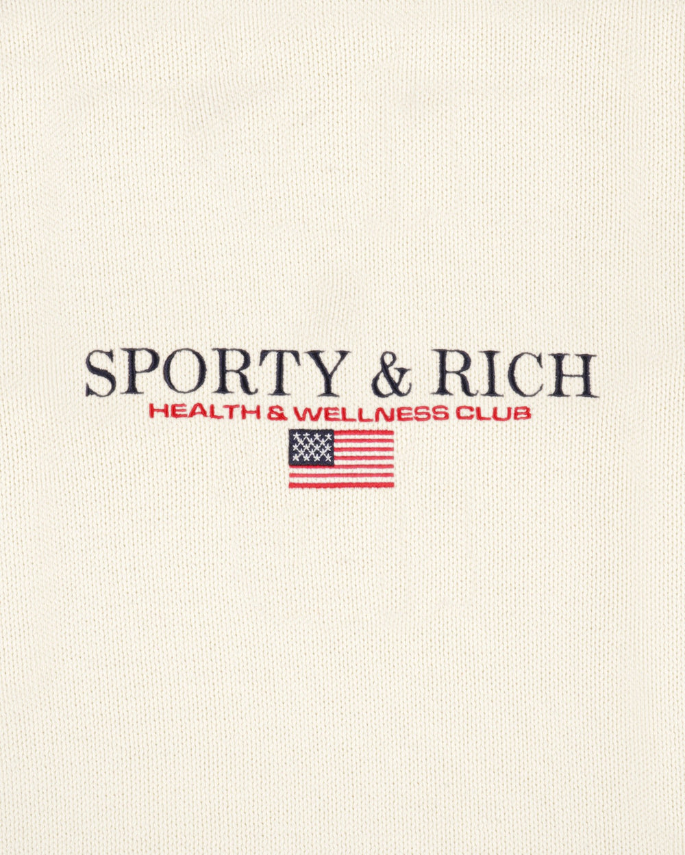 S&R Nautical Knitted Sweater - Ecru Sporty & Rich Sale