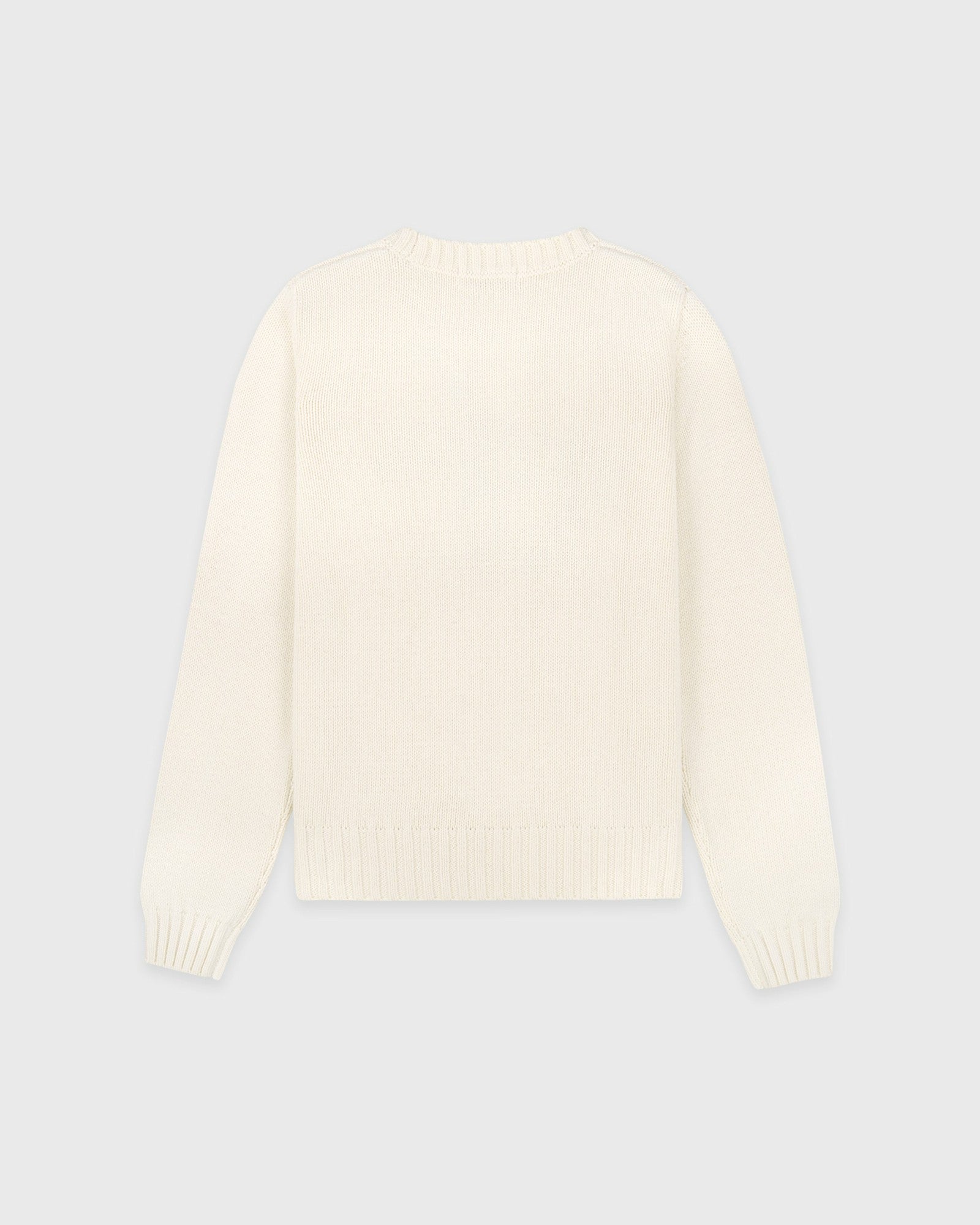 USA Knitted Sweater - Ecru/Navy Sporty & Rich Online