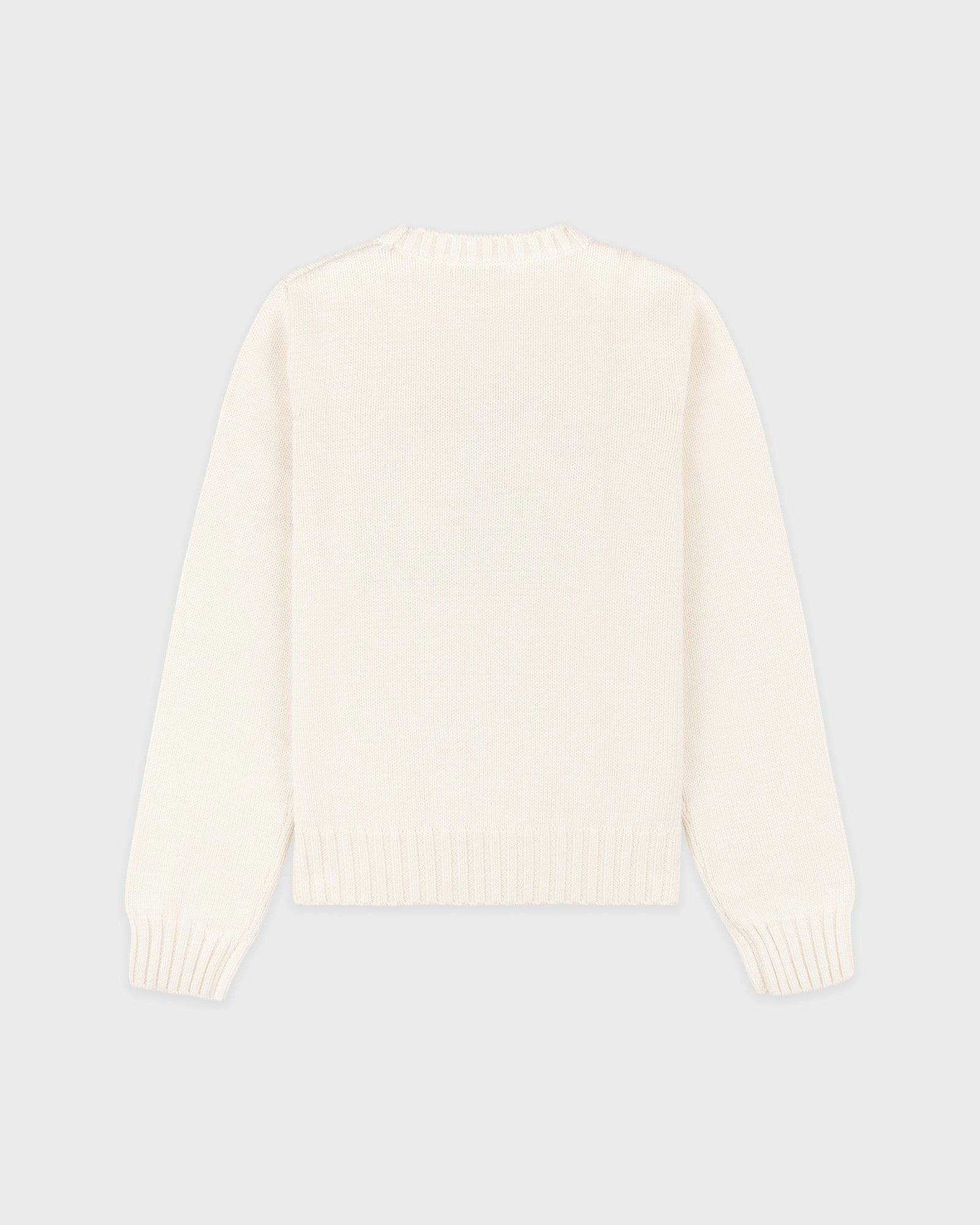 Horse Knitted Sweater - Ecru/Chocolate Sporty & Rich Discount