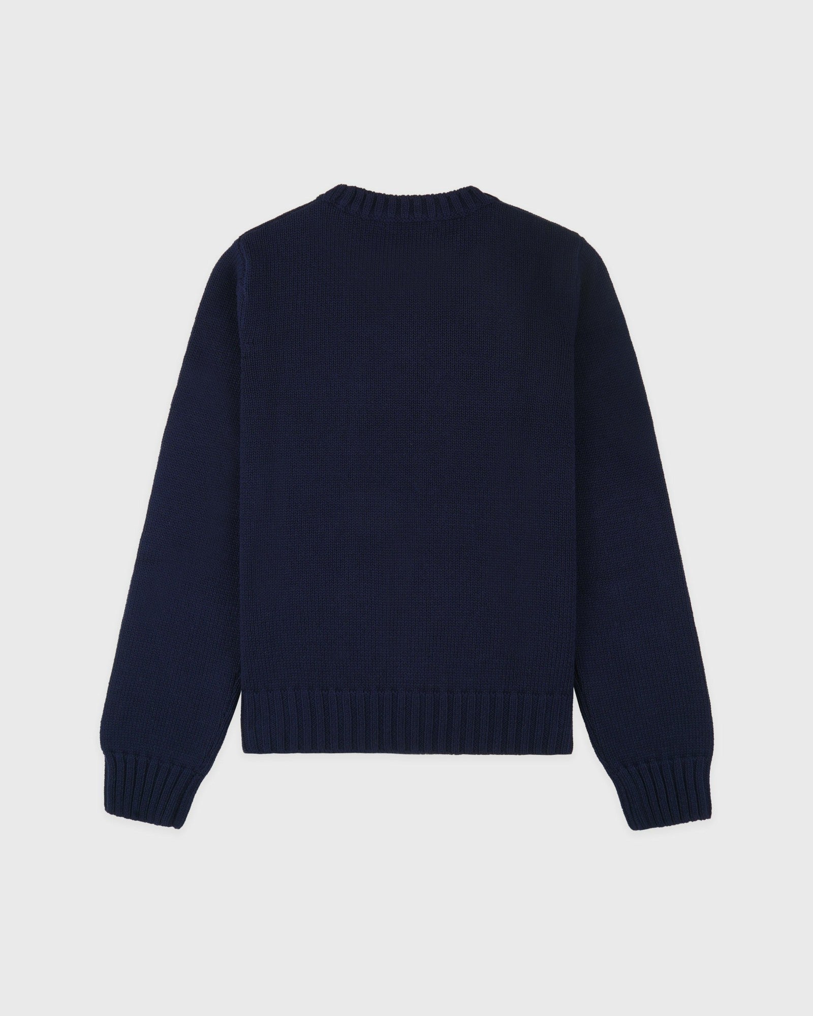 Horse Knitted Sweater - Navy Sporty & Rich For Sale