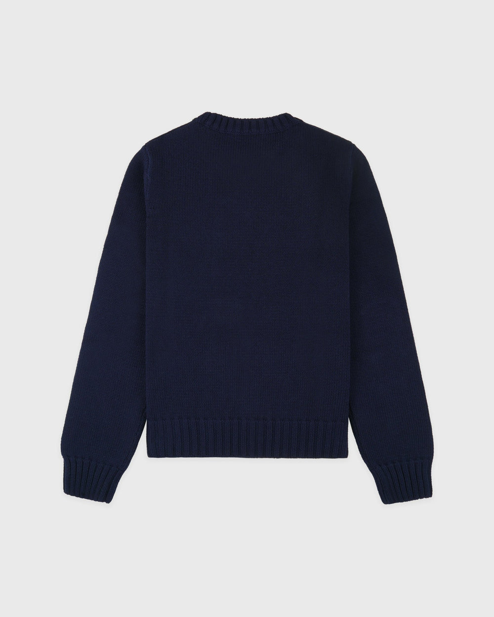 Horse Knitted Sweater - Navy Sporty & Rich For Sale