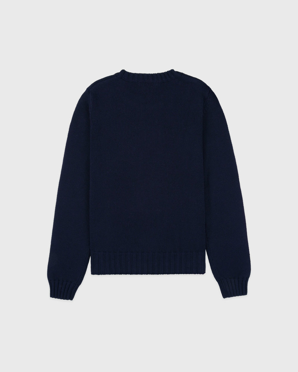 NY Crest Knitted Sweater - Navy Sporty & Rich US