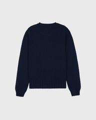 NY Crest Knitted Sweater - Navy Sporty & Rich US