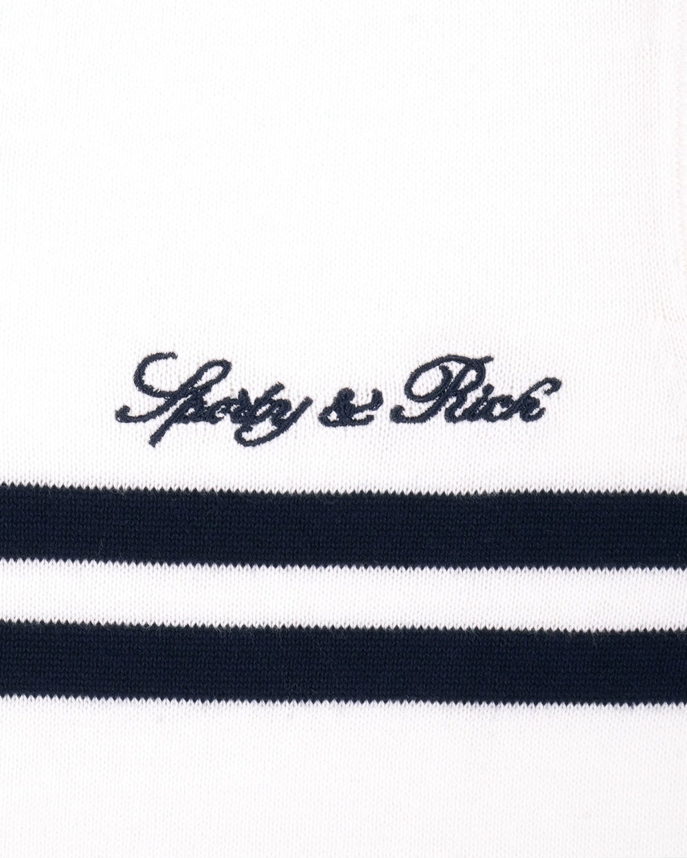 Signature Logo Knitted Vest - White Sporty & Rich Discount