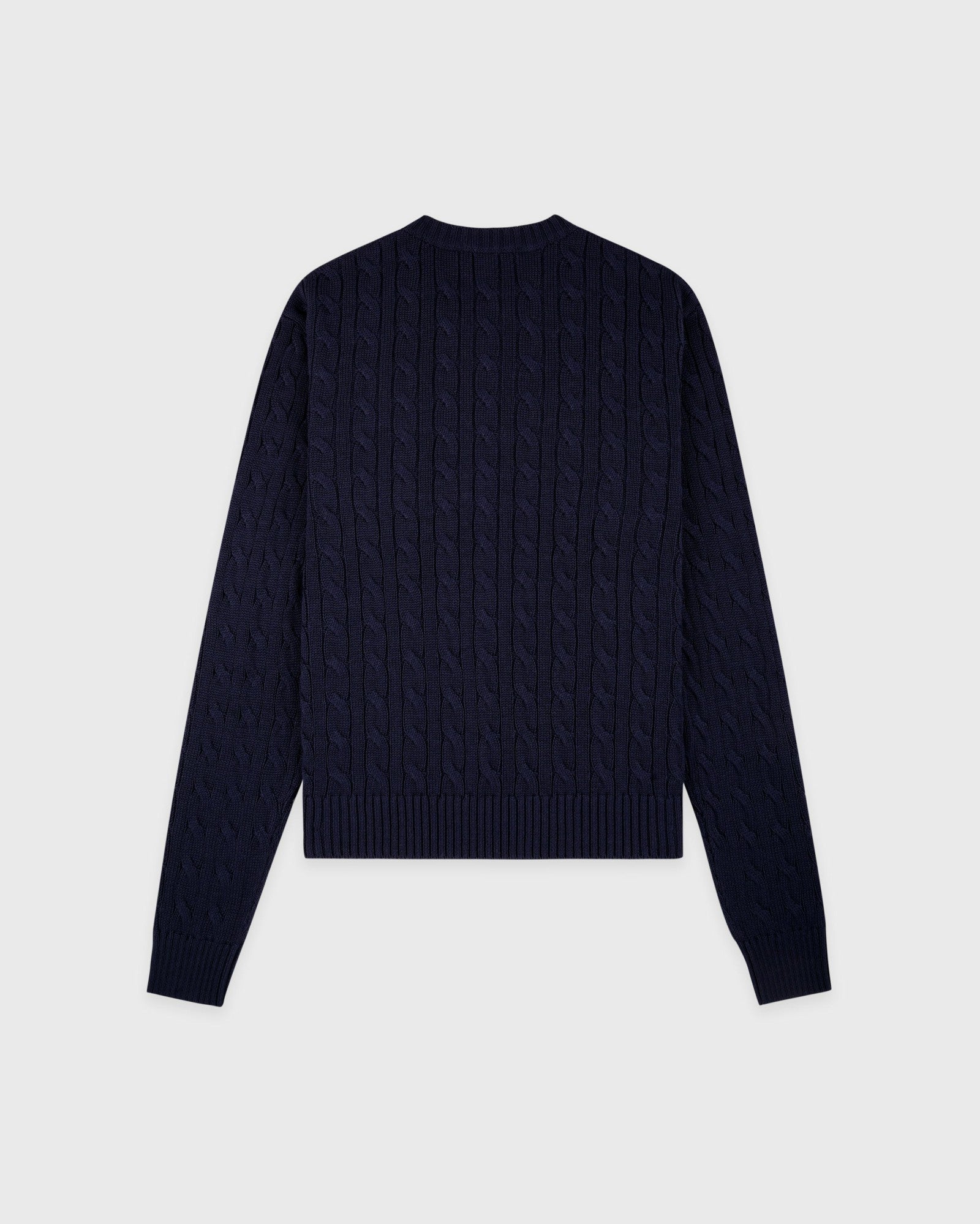 SRC Cable Sweater - Dark Navy Sporty & Rich Sale