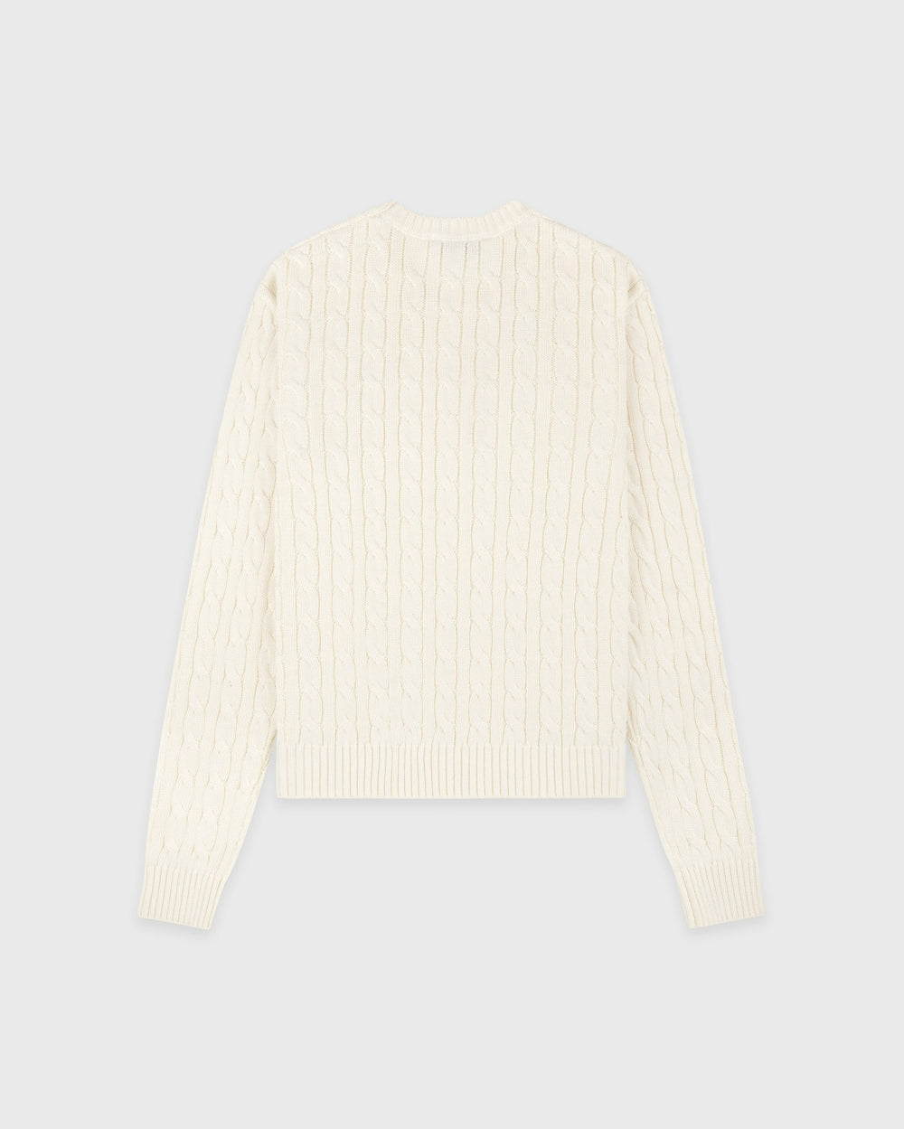 SRC Cable Sweater - Ecru Sporty & Rich Online