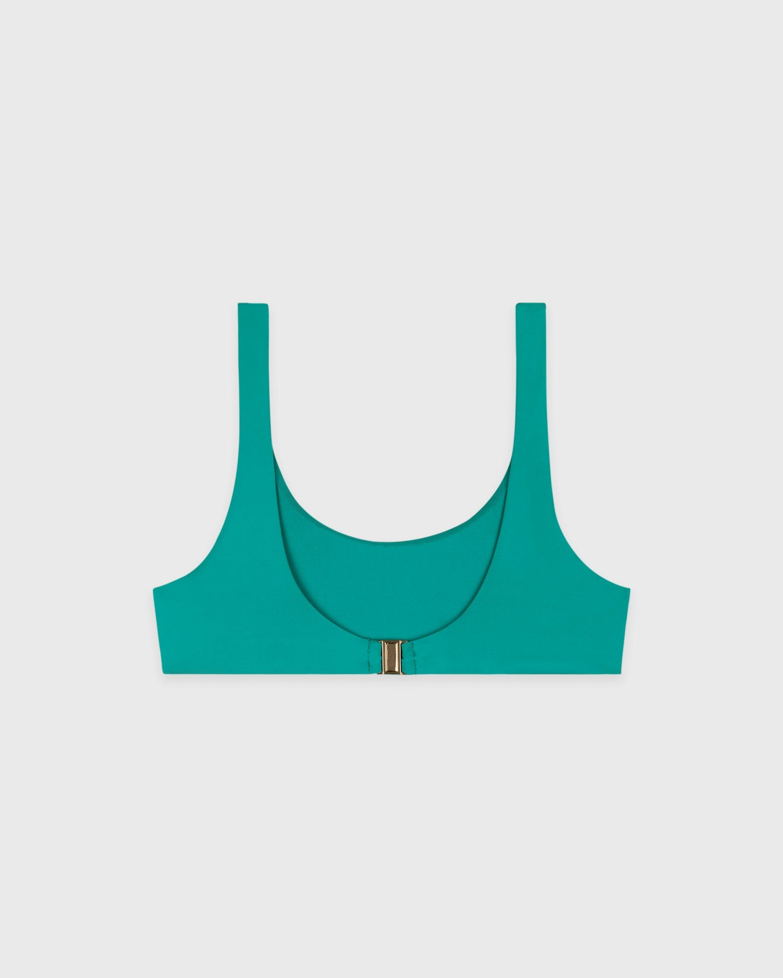 NY Crest Claudia Bikini Top - Amalfi Green/White Sporty & Rich US