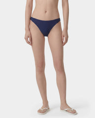 Signature Logo Claudia Bikini Bottom - Light Navy/White Sporty & Rich Discount