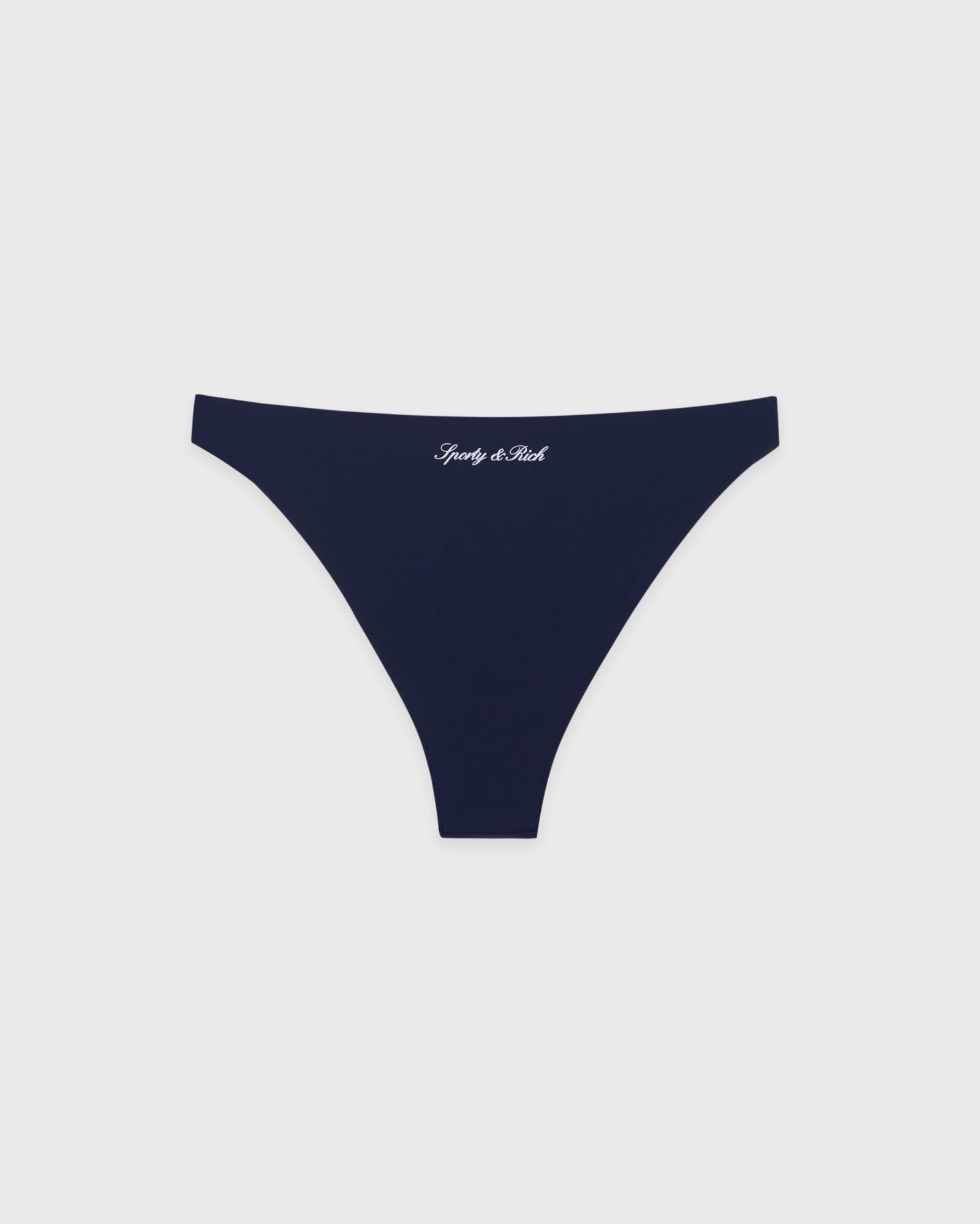 Signature Logo Claudia Bikini Bottom - Light Navy/White Sporty & Rich Discount
