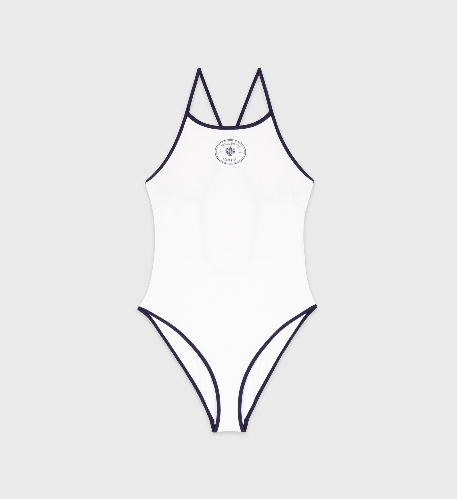 Eden Crest One Piece Swimsuit - White/Navy Sporty & Rich Online