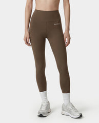 Serif Logo Legging - Sand Sporty & Rich For Sale