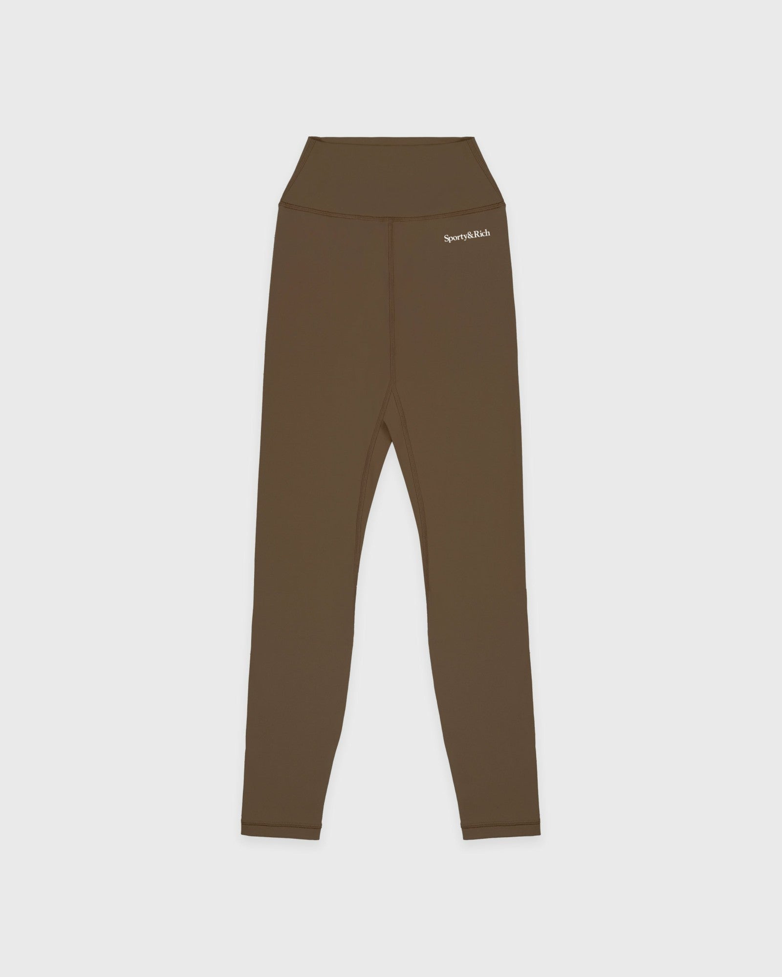 Serif Logo Legging - Sand Sporty & Rich For Sale