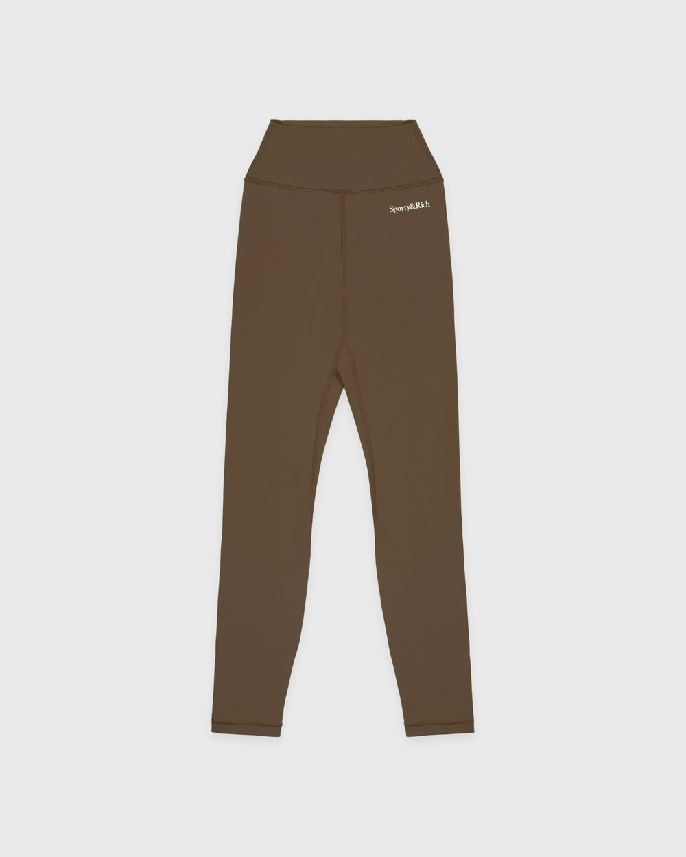 Serif Logo Legging - Sand Sporty & Rich For Sale