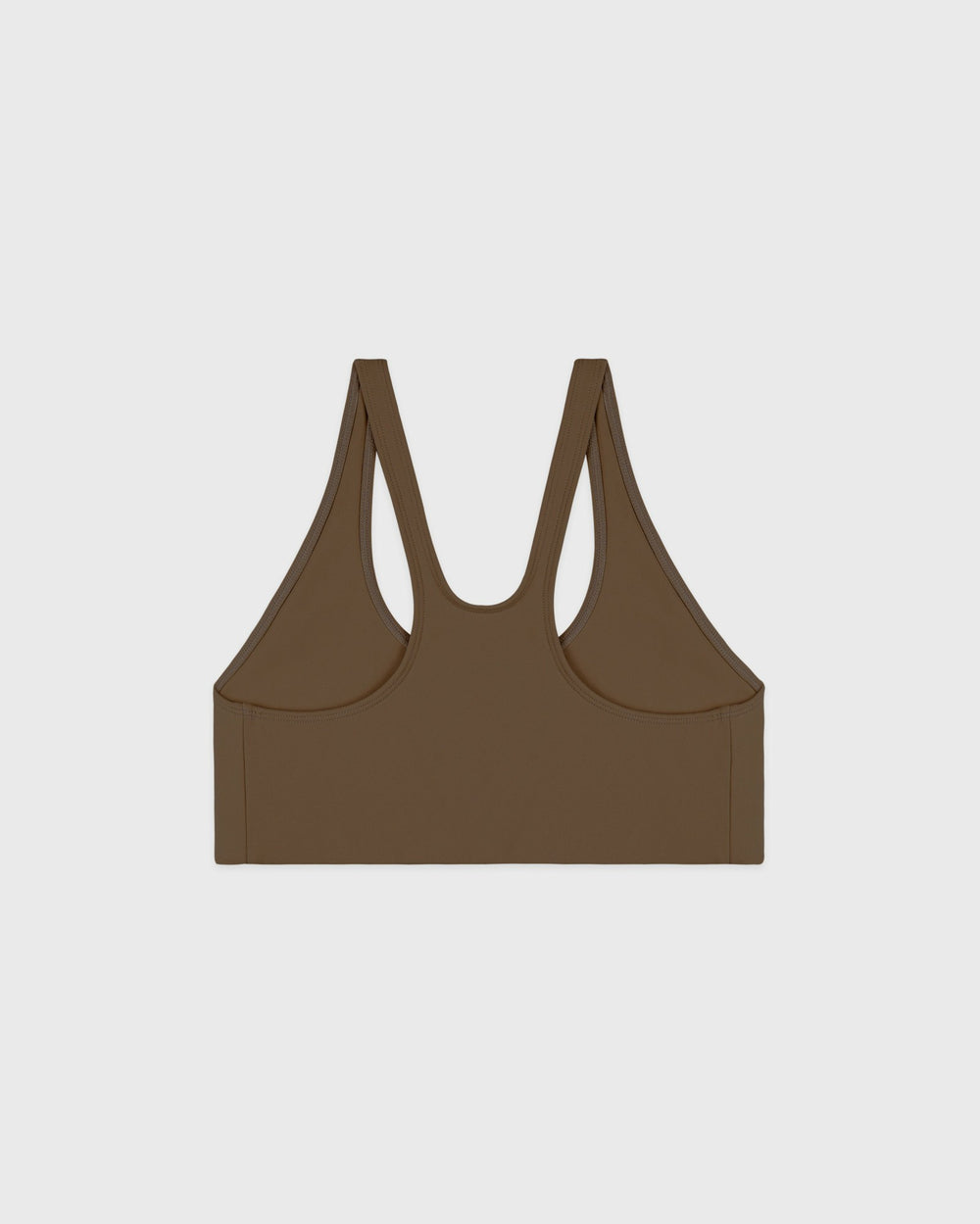 Serif Logo Sports Bra - Sand Sporty & Rich Outlet