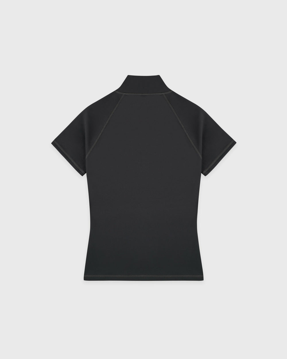 Serif Logo SS Sports Quarter Zip - Carbon Sporty & Rich US