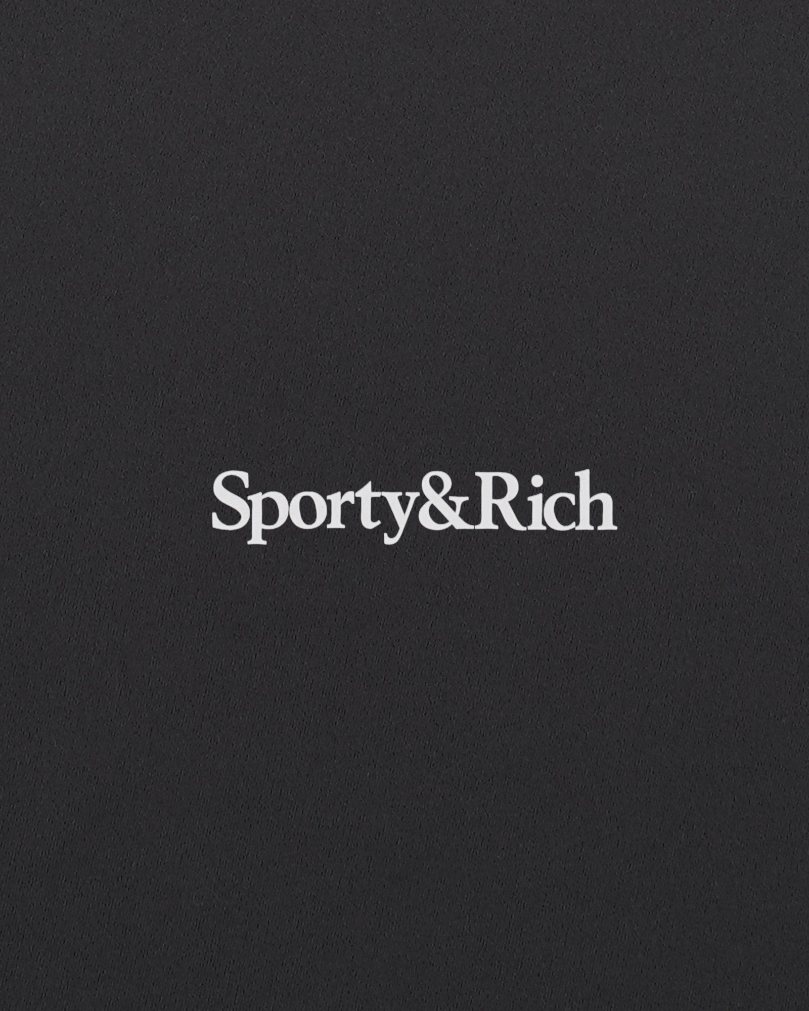 Serif Logo Sports Bra - Carbon Sporty & Rich Online