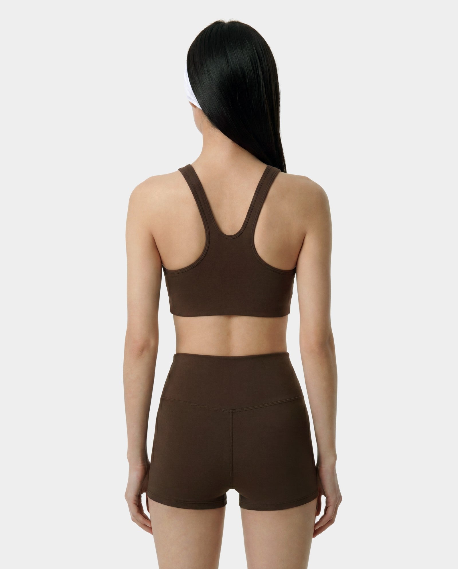 Serif Logo Sports Bra - Cioco Sporty & Rich Outlet