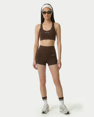 Serif Logo Sports Bra - Cioco Sporty & Rich Outlet