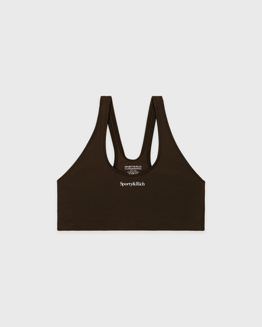 Serif Logo Sports Bra - Cioco Sporty & Rich Outlet