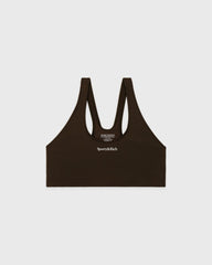 Serif Logo Sports Bra - Cioco Sporty & Rich Outlet