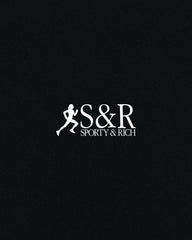 SR Runner Biker Short - Black/White Sporty & Rich US