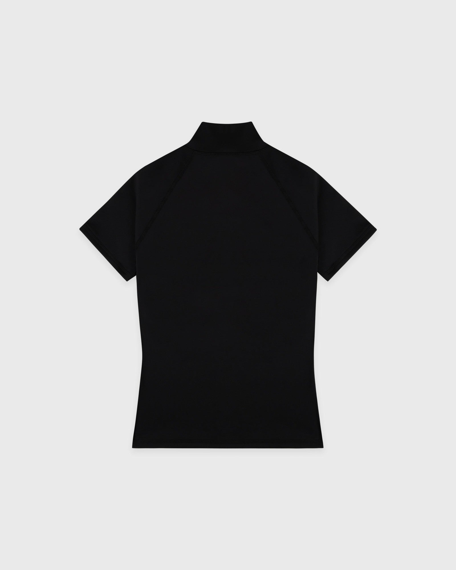 SR Runner Short Sleeve Sports Quarter Zip - Black/White Sporty & Rich Discount
