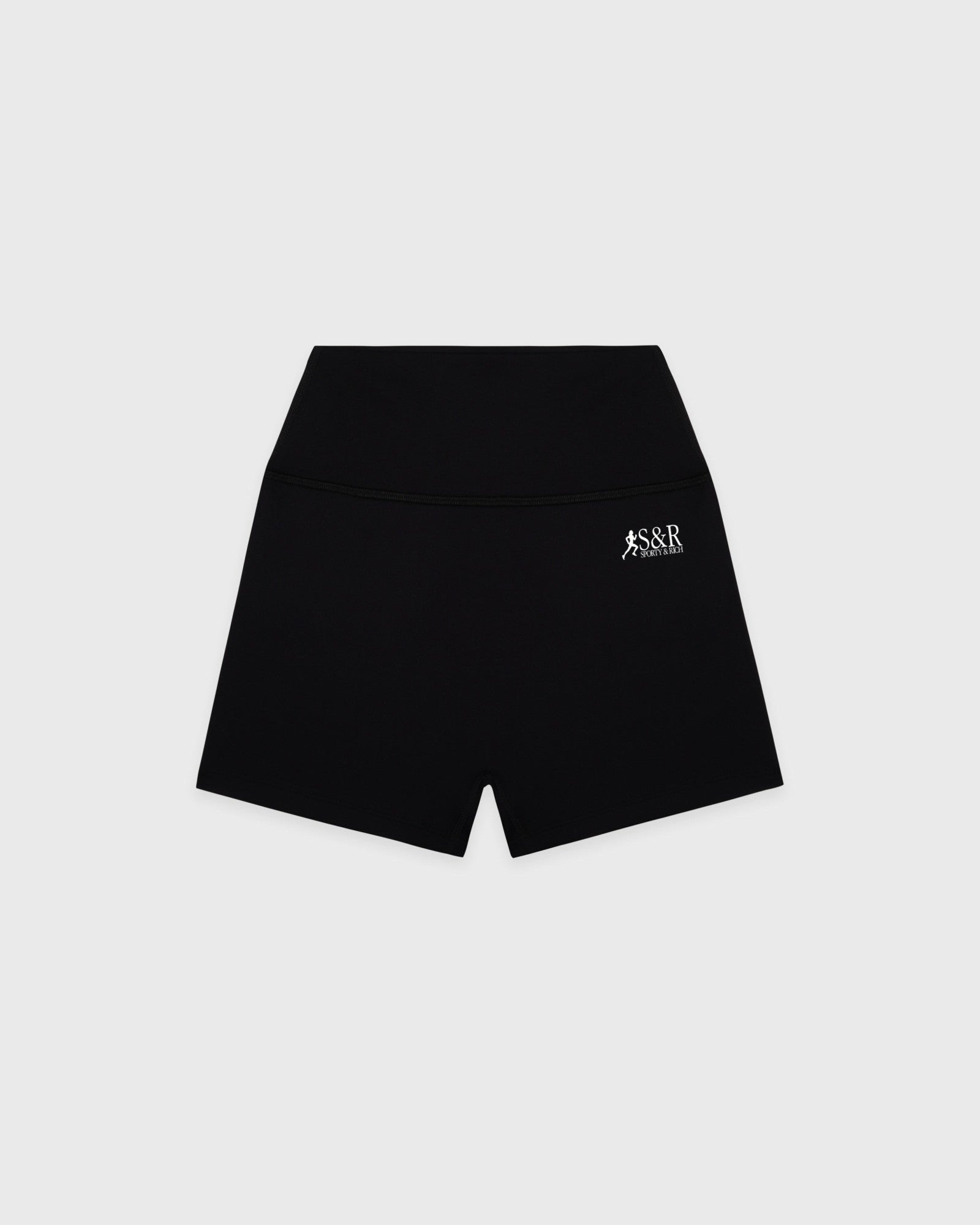SR Runner Mini Biker Short - Black/White Sporty & Rich For Sale